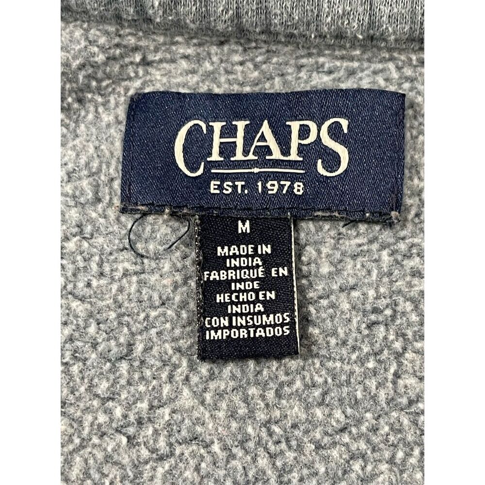 Chaps by Ralph Lauren Men's Blue 1/4 Zip Sweatshirt Size M - Picture 2 of 8